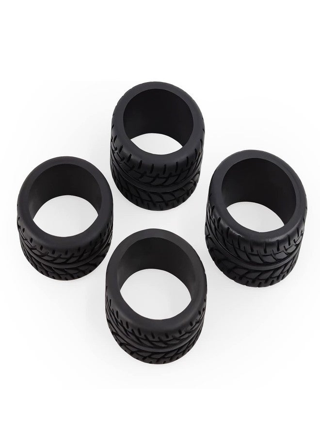 Abendor 4Pcs 1/28 Rc Drift Car Tires, [2N+2W] High Grip Tires Simulated Tire Tread Racing Tyre for 1/28 Mosquito Cart MINI-Z MR03 IW04M AWD AMZ MINI-Q RC Car Upgrade Parts - Image 3